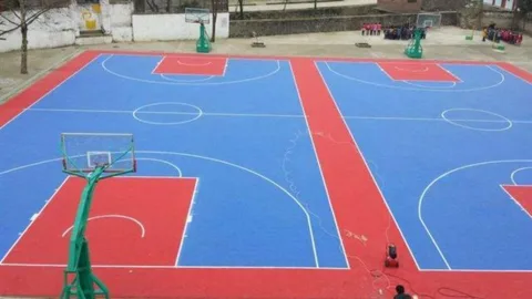 学校操场涂膜常见哪些篮球场地坪漆材料?